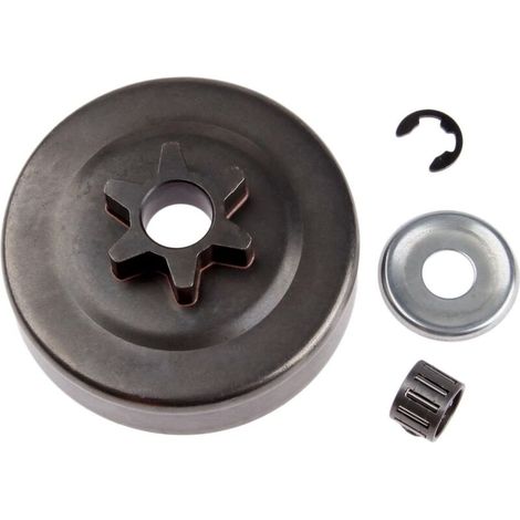 Clutch Drum Chain 3/8 6T Washer E Clip for Stihl MS170 MS180 017 018 025 (1/5)