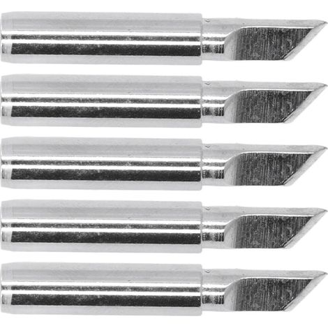 Lot de 5 embouts pour fer à souder cuivre station BGA 900M type lame K outil soudure (1/5)