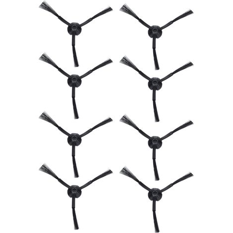 Lot de 8 brosses latérales de rechange pour aspirateur robot, pour la maison ou l'hôtel. (1/5)