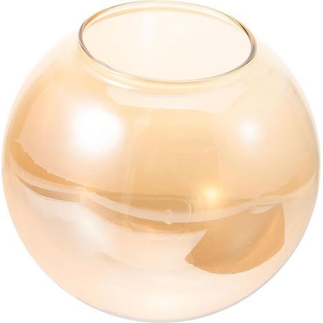 Glass Lampshade Diameter 150mm Opening 70mm Transparent Amber For Pendant Light Living Room Bedroom (1/5)