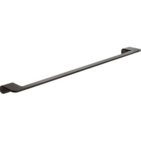 TOALLERO BARRA NEGRO 7X3X60CM MODELO ONYX (1/4)