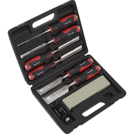 Sealey Premier Hammer-Thru Wood Chisel Set 8pc AK9240 (1/3)