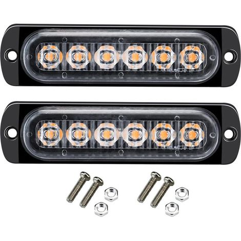 12-24V LED Feux d'avertissement stroboscopiques Avertissement (1/5)