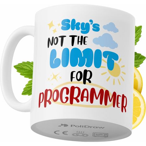 Lustige Kaffeetasse für Programmierer mit witzigem Textdesign – ideal für Geburtstage, Namenstage und Feiertage. Hochwertige Tasse für besondere Anlässe im Homeoffice oder Büro. Farbe: Weiß, 330 ml.