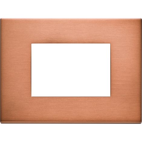 VIMAR - 22653.86 Placca 3M rame spazzolato