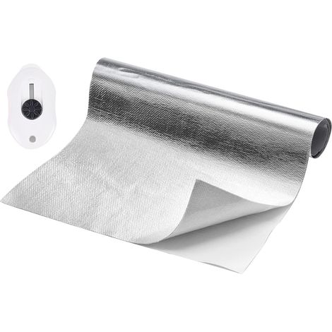Isolant Thermique, Feuille Isolante Autocollant Aluminium, 60x250cm (1/5)