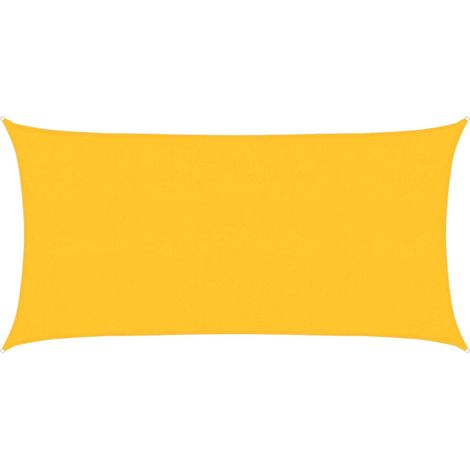 Maison Exclusive - Vela Parasole 160 g/m² Gialla 2,5x5 m in HDPE