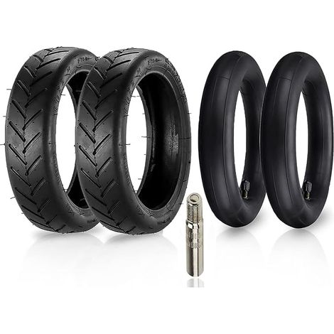 Pneu et Chambre à air 8.5 Pouces, Roue 50/75-6.1, Pneu 8 1/2X2 Pour Trottinette Electrique Xiaomi M365/Pro/Pro2/1S/Essential Et Wispeed T855/T850 (2 Pneu+ 2 Chambre à air) (1/5)
