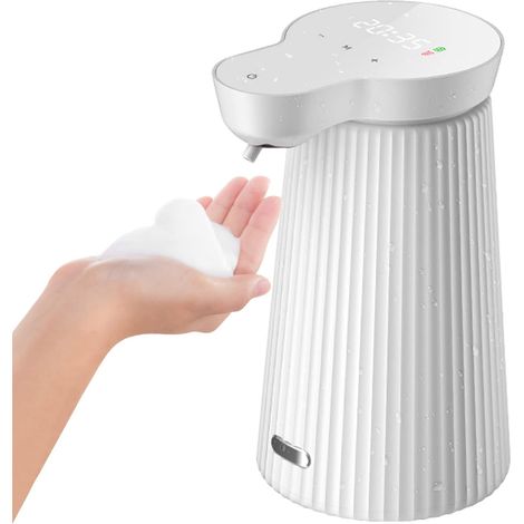500ml Distributeur Savon Automatique Chargement USB avec Capteur Distributeur Savon(Mousse,Blanc) (1/5)