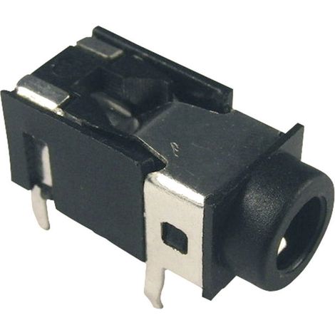 Cliff FC68129 Klinken-Steckverbinder 3.5 mm Buchse, Einbau horizontal Polzahl: 4 Stereo Schwarz 1 St (1/4)
