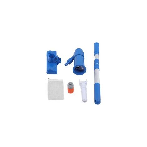 Aspirateur de piscine portable à jet, simple et facile à assembler, avec tige télescopique pour piscines et spas. (1/5)