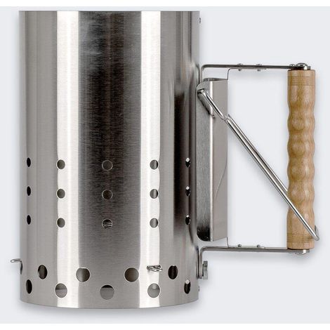 4mwood Accenditore per camino in acciaio inox 6,5L