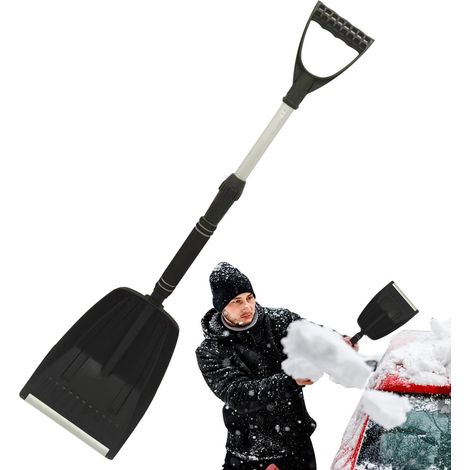 Pelle à Neige,Manche Télescopique pou Dégagement Hivenal,Pelle en Métal pou la Neige - pou La Plage L'Extéieu L'Aièe-Cou Le Jadin La Pelouse Le Paking Le Tottoi Et Le Camping (1/5)