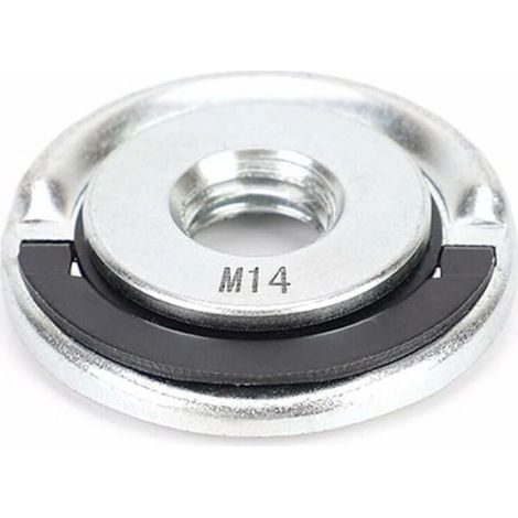 Écrous meuleuse d'angle écrous de verrouillage accessoire de meuleuse d'angle outil de serrage utilitaire rapide M14 14mm adapté (1/4)