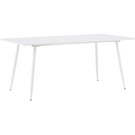 Table à Manger Design "Silar" 180cm Blanc (1/5)