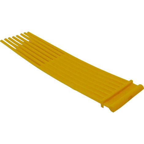 Peigne balai ramassage tracteur de pelouse – Longueur 144 mm – Largeur 37 mm – Accessoire pour tondeuse Tromeca, Countax – Westwood (1/4)