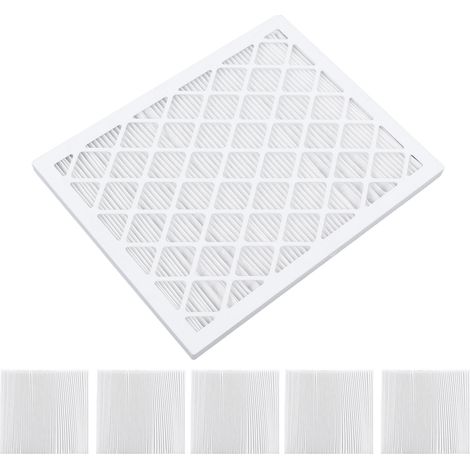 Hocheffizienter, faltbarer Ofenluftfilter, plissierter Ersatzfilter mit wiederverwendbarem und waschbarem Rahmen, Hochleistungs-Filterset für HLK-Systeme (1/5)