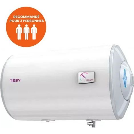 Chauffe-Eau Électrique 120L TESY Bilight GCHS 1204420 B12 TSRC Horizontal avec Serpentin Monophasé - 303325
