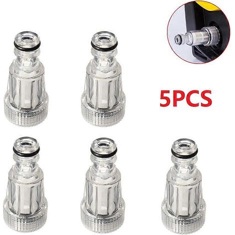 Filtres à eau pour nettoyeur haute pression Karcher K2-K7 (lot de 1/2/5) - Compatibles avec tuyaux d'arrosage (1/5)