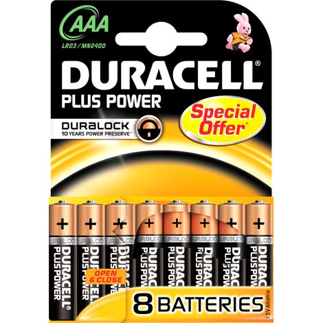 Plus Power Batería de un solo uso AAA Alcalino