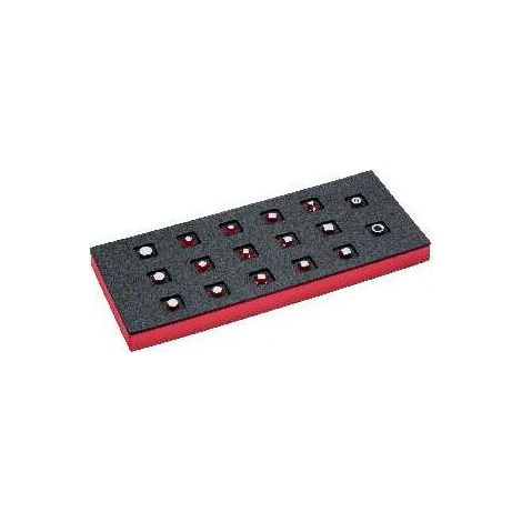 Bahco Fit&Go 1/3 Einlage mit Ölablassschrauben-Steckschlüsseln - 17-tlg. (1/5)