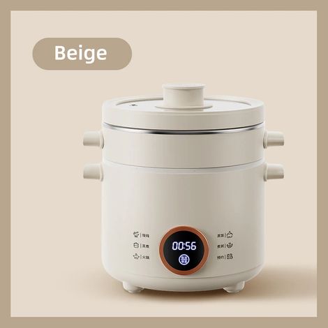 Cuiseur à riz multifonction (marron clair) 2 L, format bento. (1/5)
