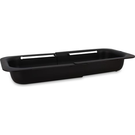 Panier égouttoir extensible 34,5-48cm en acier inoxydable (1/3)