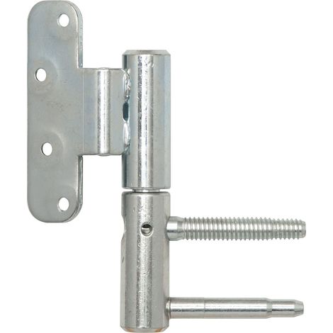 Türband 3DIM 2-teilig ø 20 mm rechts Bandhöhe 112mm für stumpfe Holztüren, Stahl (1/3)