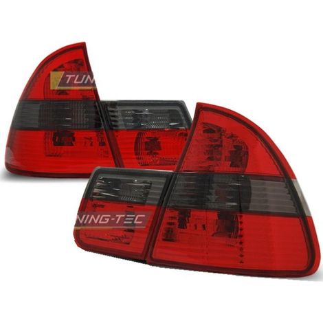 Paire de feux arriere BMW serie 3 E46 Break 99-05 rouge fume-27335709 (1/2)