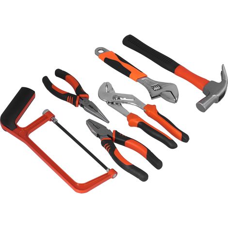 Kit de 50 outils de bricolage FIXMAN : tournevis, cutter, pinces pour réparation et maintenance domestique (1/5)