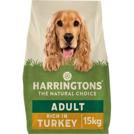 Harringtons turkey and veg adult dry dog food 15kg – No artificial colours or flavours – With omega oils and natural antioxidants – Inspired Lighting (1/5)