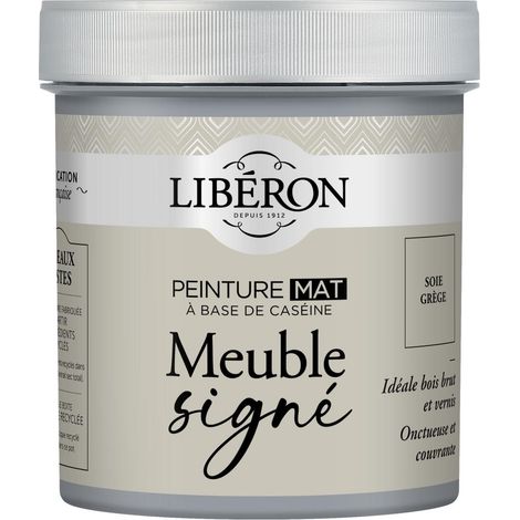 Peinture meuble à base de caséine LIBERON Soie grège mat 500 ML