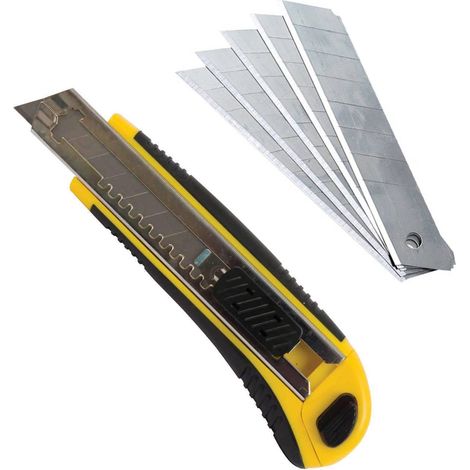 Cutter Tekna Pro Con 6 Lame Taglierino Taglierina Guidalame In Acciaio (1/2)