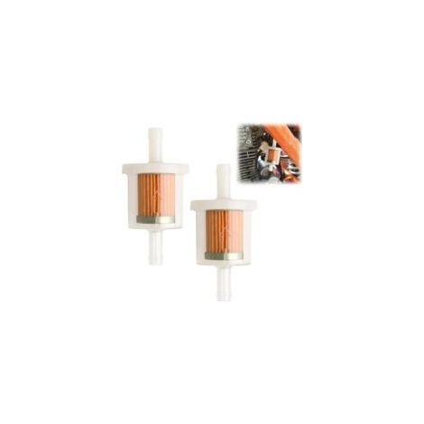 Geeignet für das Lntyq 4-teilige 8mm Kraftstofffilterset, Universalkraftstofffilter, wiederverwendbarer Kraftstofffilter, Hochdichtefiltration, geeignet für Motorräder, Rasenmäher und Roller.