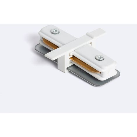 Connettore Tipo I per Binario Monofase Borgia da Incasso Alluminio Bianco (1/3)