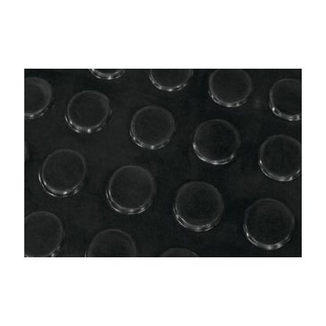 Rollo 10x1mt pavimento goma 3mm circulo negra 122540 (1/2)