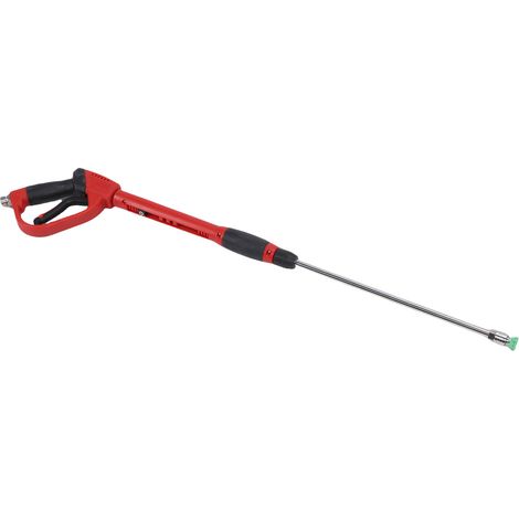 Pistolet nettoyeur haute pression avec rallonge et lance inox raccord M22 5 buses 5200 PSI accessoire lavoir (1/5)