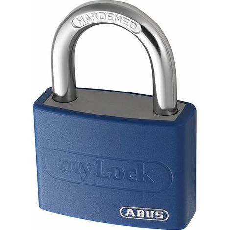 ABUS T65AL 40mm Aluminium Padlock Blue Keyed Alike Key 6401