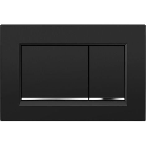 Applies to Geberit Sigma30 dual-flush plate, matt black/chrome (115.883.14.1)