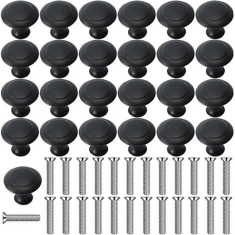 25 Stück Schrankgriffe für Badezimmer, Schränke, Kommodentüren, Möbel (30 mm)