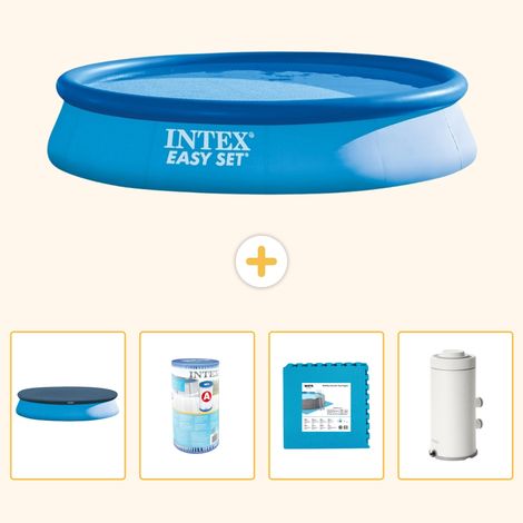 Intex Piscine Easy Set Ronde - 396x84 cm - 5-pièces S80 (1/5)