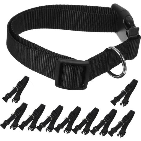 10 pièces Colliers Réglables pour Animaux de Ferme Lot de Polyester Colliers pour Chèvres Moutons Vaches Confortables et Pratiques pour Élevage (1/5)