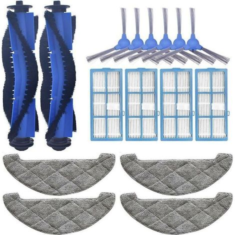 Accessoires pour aspirateur Proscenic – comprenant brosse principale, brosse rotative, filtre HEPA et tapis de nettoyage