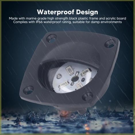 Cocosity Lampe LED Couloir Super Lumineuse Étanche IP66 pour Bateau Camping-car Pont (1/4)