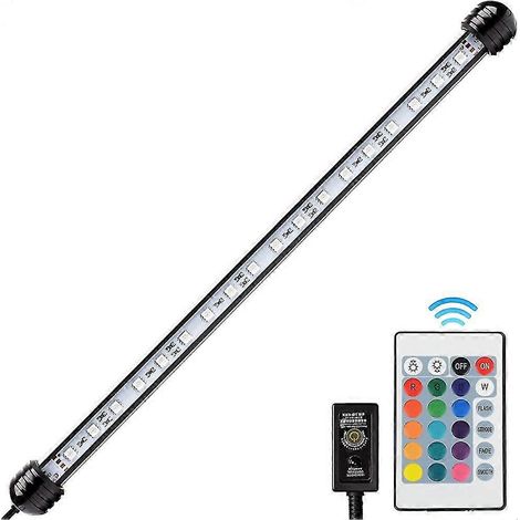 Lampe tubulaire submersible de 28 cm pour aquarium Heilwiy, lampe LED étanche à lumière blanche, cadeau idéal (1/5)