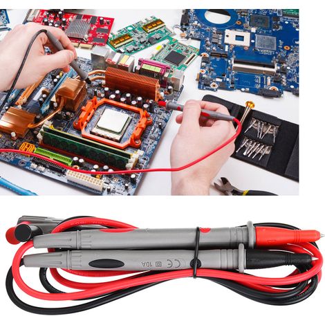 paire de cordons de test pour multimètre numérique UT L27, kits de sondes de test universelles, accessoires de rechange (1/5)