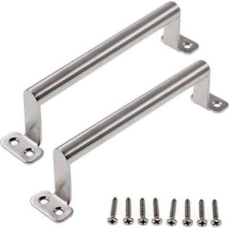 Set mit 2 robusten Schiebetürgriffen aus Edelstahl für Scheune, Kleiderschrank, Badezimmer, Kommode (1/4)