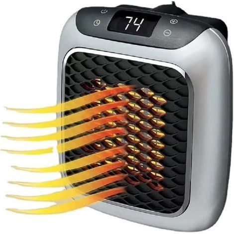 Radiateur Soufflant 800W – Portatif, Télécommande, pour Bureau et Chambre (1/4)