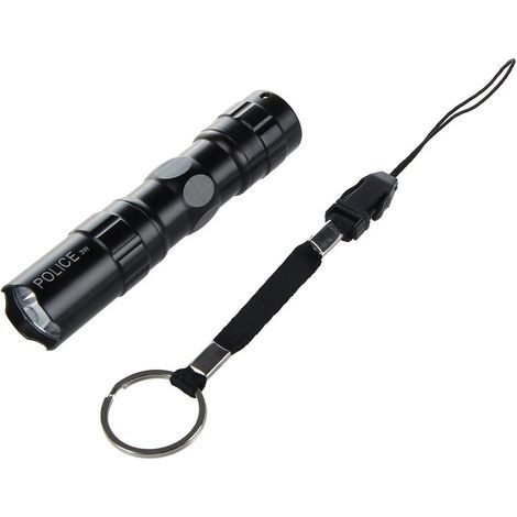 Mini lampe de poche Torche Camping Poisson LED Submersible Noir (1/5)