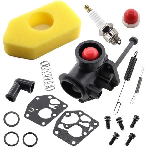 Vergaser mit Luftfilter für Briggs & Stratton Motoren 498809 498809A 497619 494406 Sprint Classic Quattro Q45 400 450 550
